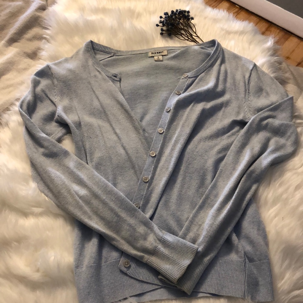 🌿Pale blue cardigan